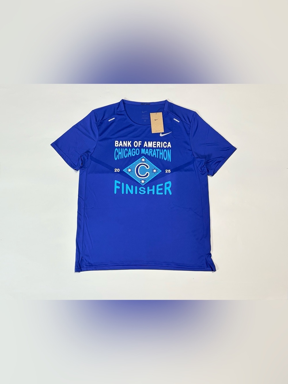 Nike Blue Bank of America Chicago Marathon 2025 Finisher T-Shirt